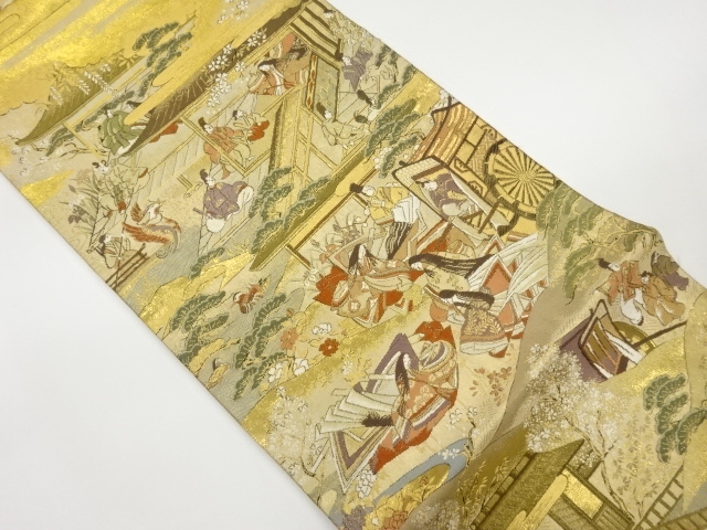 JAPANESE FUKURO OBI / WOVEN PEOPLE IN THE PAST